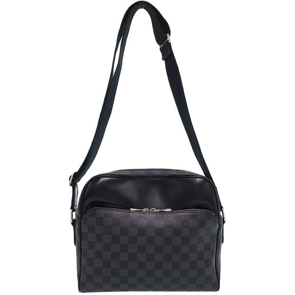 Louis Vuitton Graphite Black Shoulder PM Dayton Bag Damier - Picture 2 of 8